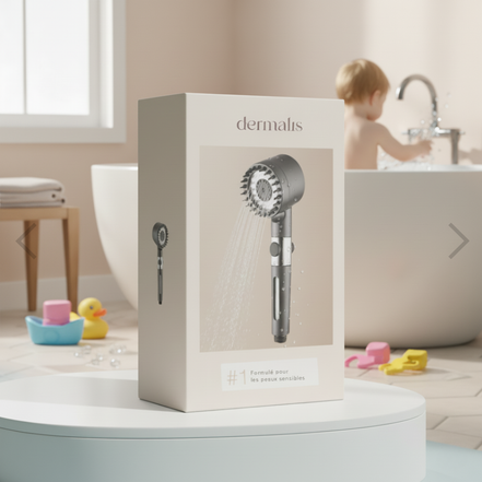 Pommeau N°1 pour la peau sensible des bébés