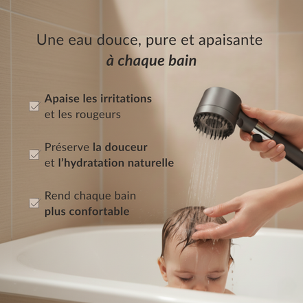 Pommeau N°1 pour la peau sensible des bébés